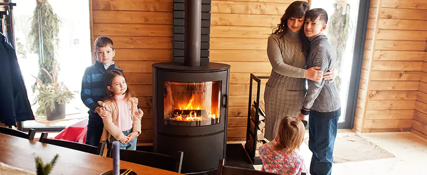 Morso Cast Iron Fireplace Insert Installation in French Valley, California