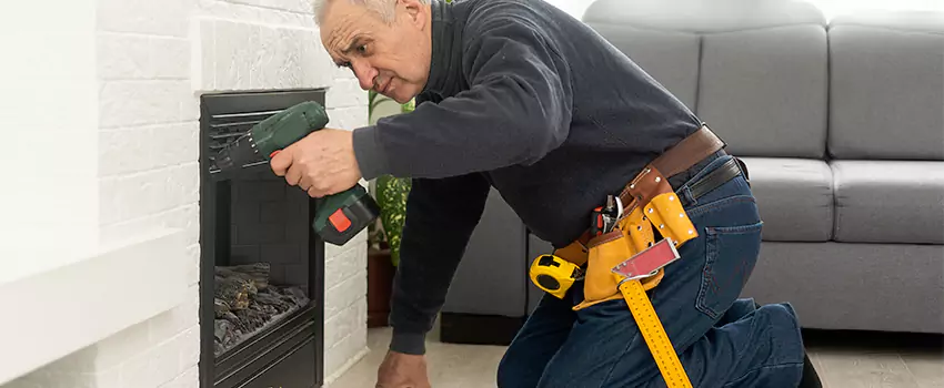 New Indoor Fireplace Installation in French Valley, California