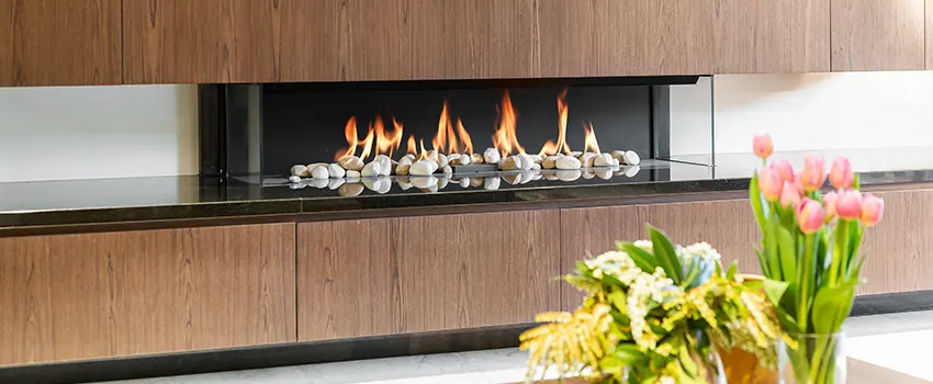 Double-height Fireplace Design Refurbishment in French Valley, California