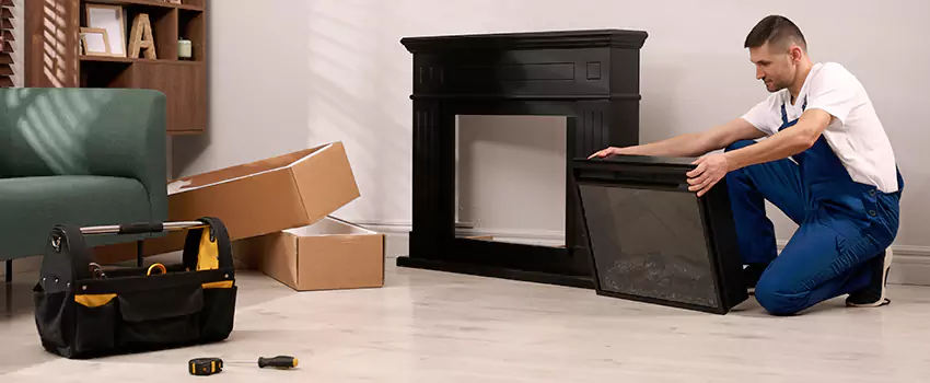 Old Rusted Metal Fireplace Repair And Replacement in French Valley, CA